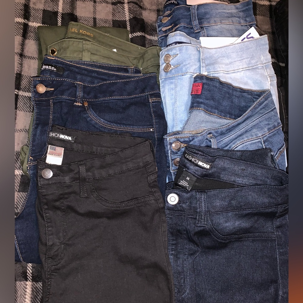 Jean lot bundle (7) size 14 - Michael Kors - fashion nova